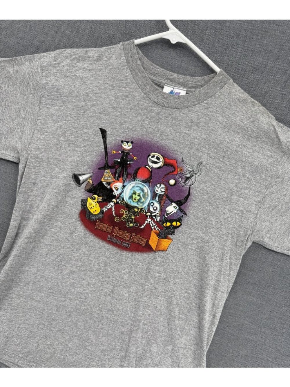 Disneyland Haunted Mansion Holiday 2003 Nightmare T-Shirt Mens XL Jack Glow Tee
